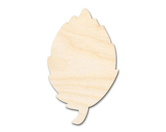 Wood Leaf – Large Fall Leaf Shapes | DIY Wood Crafts & Decor Blank Door Hanger Wooden Cutout Cut Outs - Unfinished - NameSigns.com