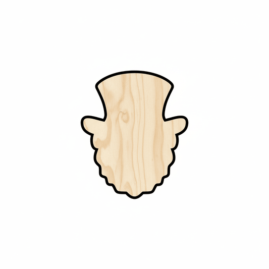 Wood Leprechaun - St Patricks Decor | DIY Wooden Cutouts & Craft Shapes Blank Door Hanger Wooden Cutout Cut Outs - Unfinished - NameSigns.com