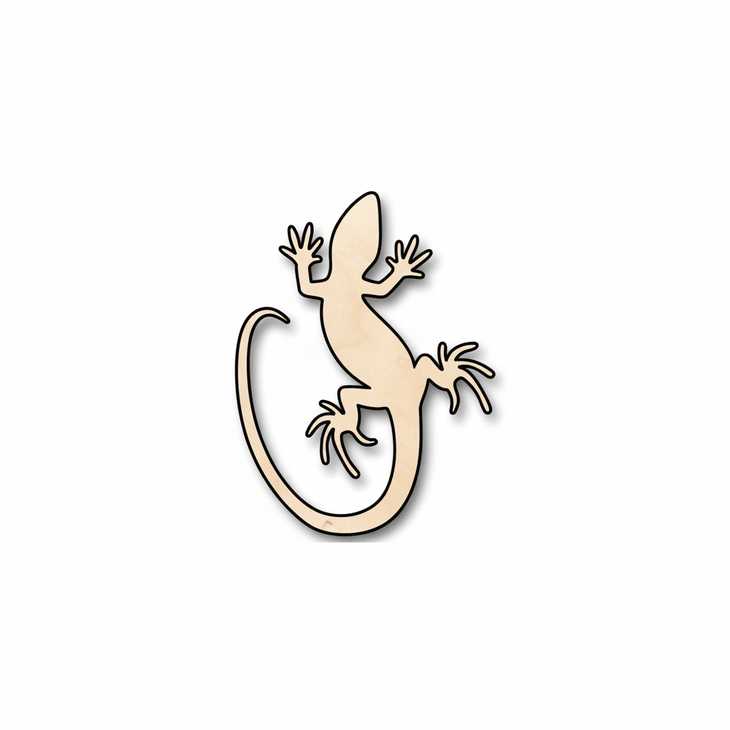 Wood Lizard | Baltic Birch Plywood Cutout Up to 46" - DIY Craft Shape Blank Door Hanger Wooden Cutout Cut Outs - Unfinished - NameSigns.com