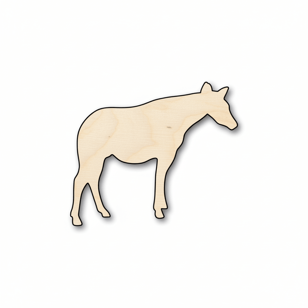 Wood Okapi – Baltic Birch Plywood Laser Cut Shapes for Crafts Blank Door Hanger Wooden Cutout Cut Outs - Unfinished - NameSigns.com