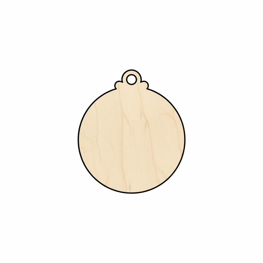 Wood Ornament – Birch Plywood Shapes | DIY Christmas Craft Supplies Blank Door Hanger Wooden Cutout Cut Outs - Unfinished - NameSigns.com