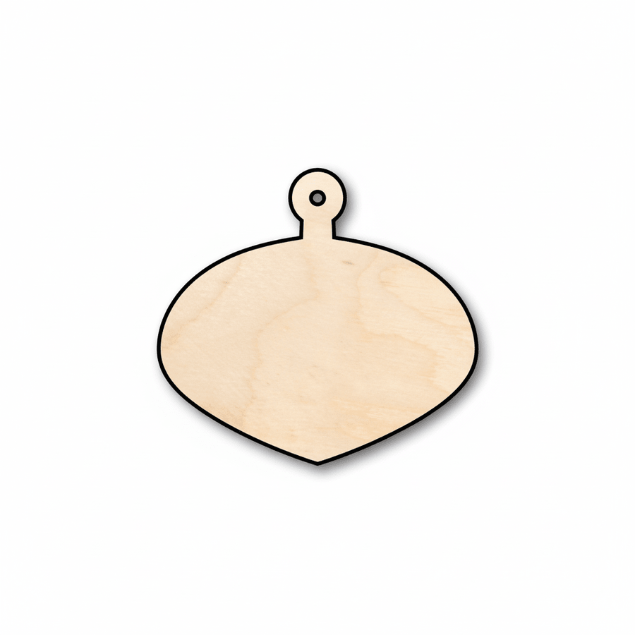Wood Ornament – Christmas Tree Cutout | Baltic Birch Plywood Craft Supplies Blank Door Hanger Wooden Cutout Cut Outs - Unfinished - NameSigns.com