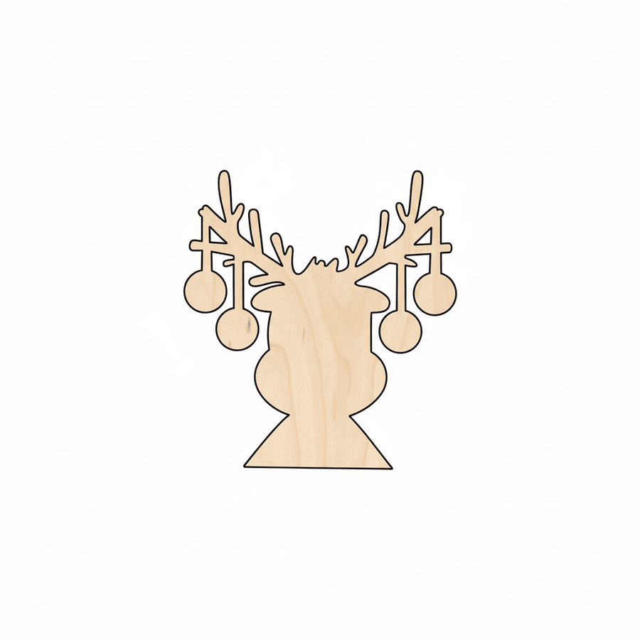 Wood Ornaments – Baltic Birch Plywood Laser Cut Wood Art Blanks Blank Door Hanger Wooden Cutout Cut Outs - Unfinished - NameSigns.com