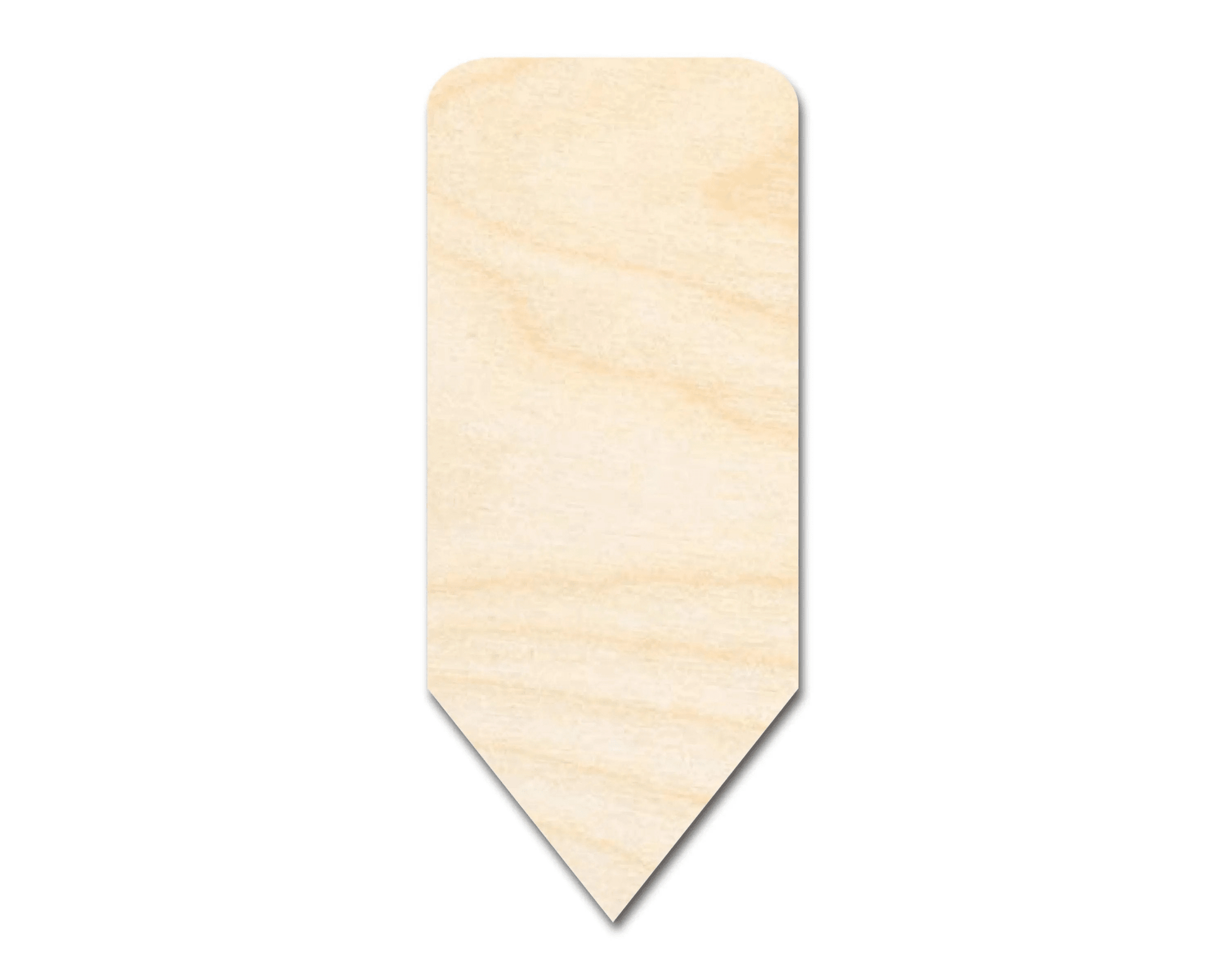 Wood Pencil – Large Fat Pencil Silhouette | DIY Wood Cutouts & Craft Supplies Blank Door Hanger Wooden Cutout Cut Outs - Unfinished - NameSigns.com