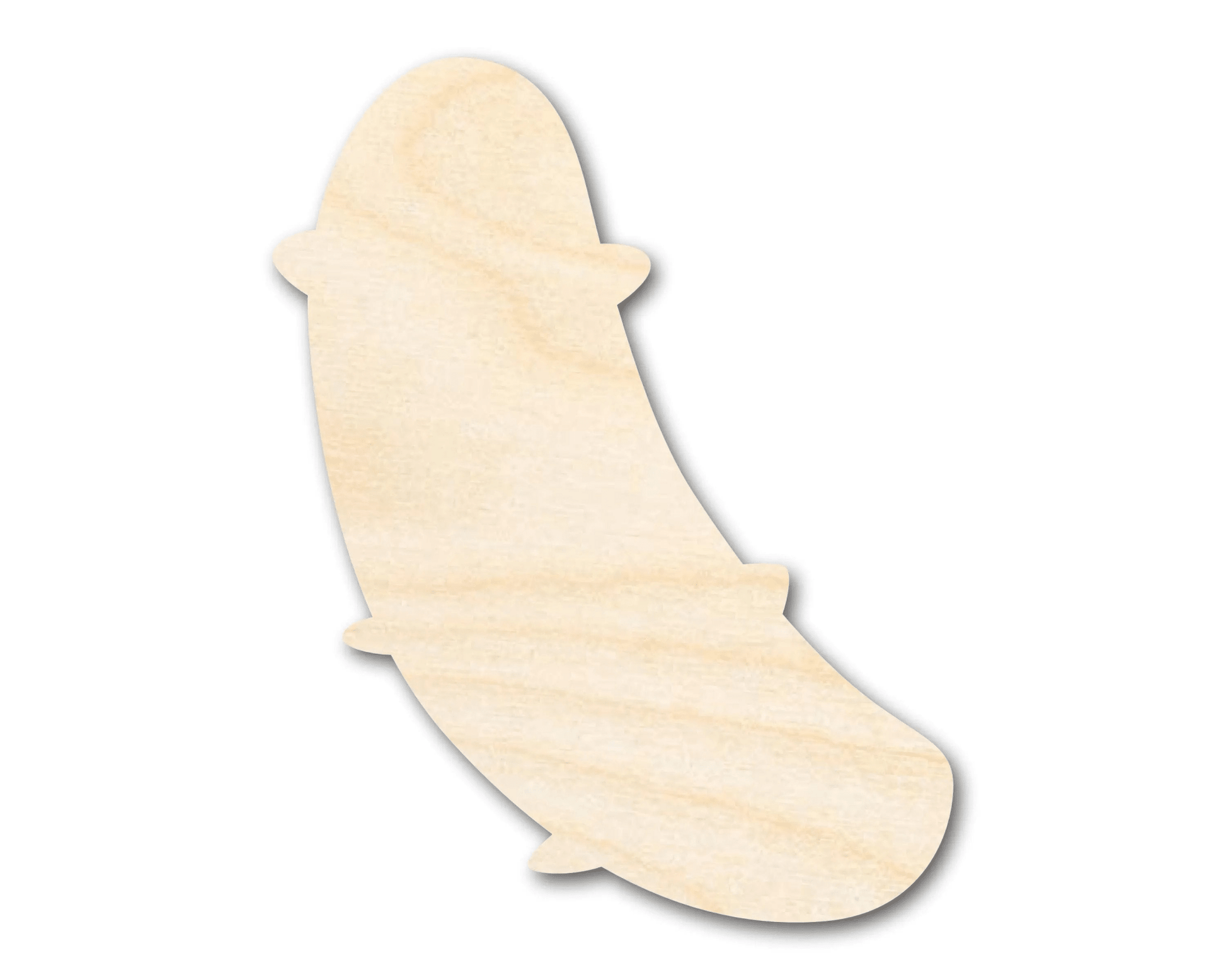 Wood Pickle – Large Wooden Cutout for DIY Wood Shapes & Crafts Blank Door Hanger Wooden Cutout Cut Outs - Unfinished - NameSigns.com