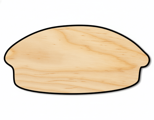 Wood Pie - Custom Baltic Birch Plywood Wood Craft Shapes Up to 46" Blank Door Hanger Wooden Cutout Cut Outs - Unfinished - NameSigns.com
