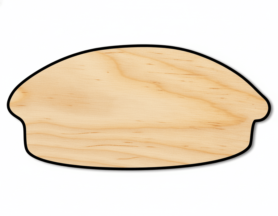 Wood Pie - Custom Baltic Birch Plywood Wood Craft Shapes Up to 46" Blank Door Hanger Wooden Cutout Cut Outs - Unfinished - NameSigns.com