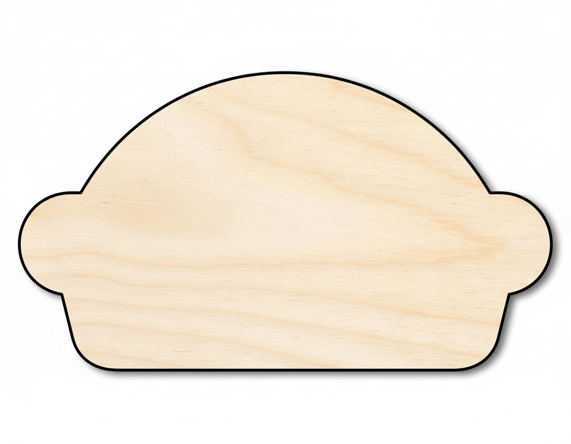 Wood Pie Shape – Custom DIY Wood Shapes | Baltic Birch Plywood Cutouts Blank Door Hanger Wooden Cutout Cut Outs - Unfinished - NameSigns.com