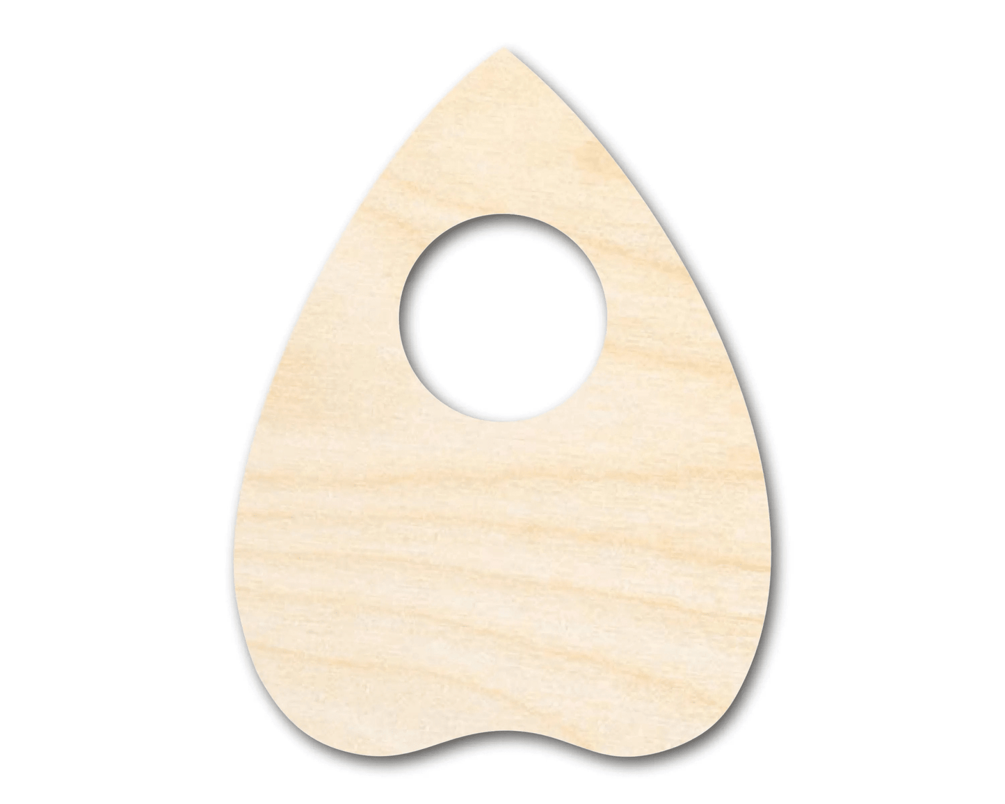Wood Planchette – Laser Cut Wood Craft Cutout for DIY Projects Blank Door Hanger Wooden Cutout Cut Outs - Unfinished - NameSigns.com