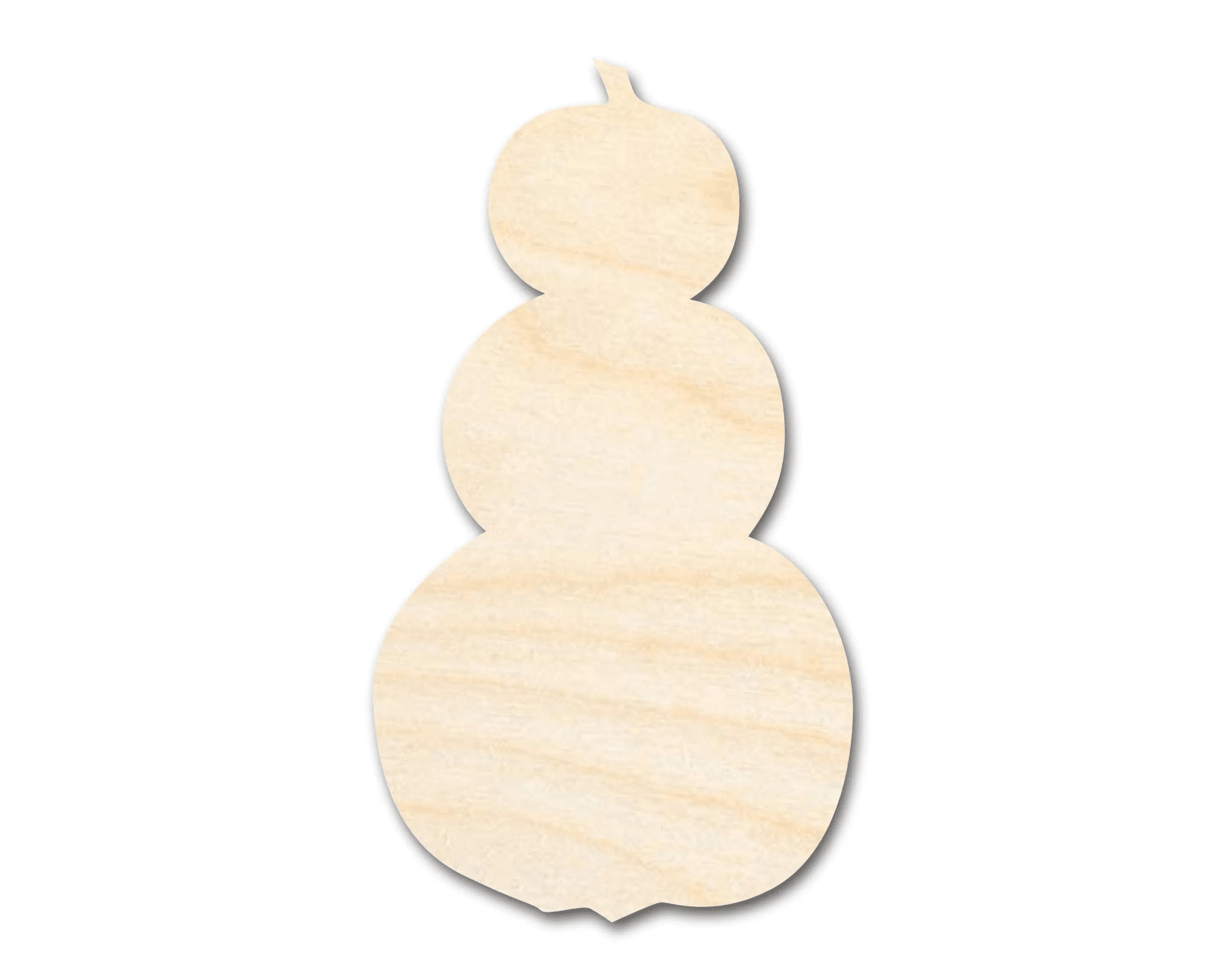 Wood Pumpkin - Rustic DIY Wood Craft Shapes | Stacked Pumpkin Decor Blank Door Hanger Wooden Cutout Cut Outs - Unfinished - NameSigns.com