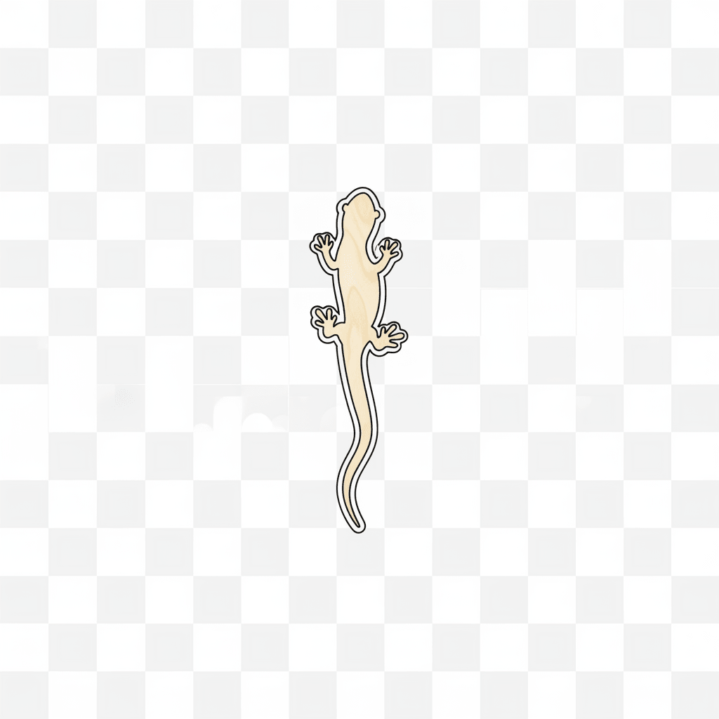 Wood Salamander – Natural Birch Plywood Wooden Animal Cutouts for Crafts Blank Door Hanger Wooden Cutout Cut Outs - Unfinished - NameSigns.com