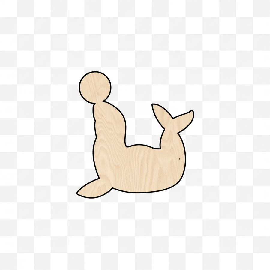 Wood Seal | Smooth Sanded Ball – Natural Wood Blanks Up to 46" Blank Door Hanger Wooden Cutout Cut Outs - Unfinished - NameSigns.com