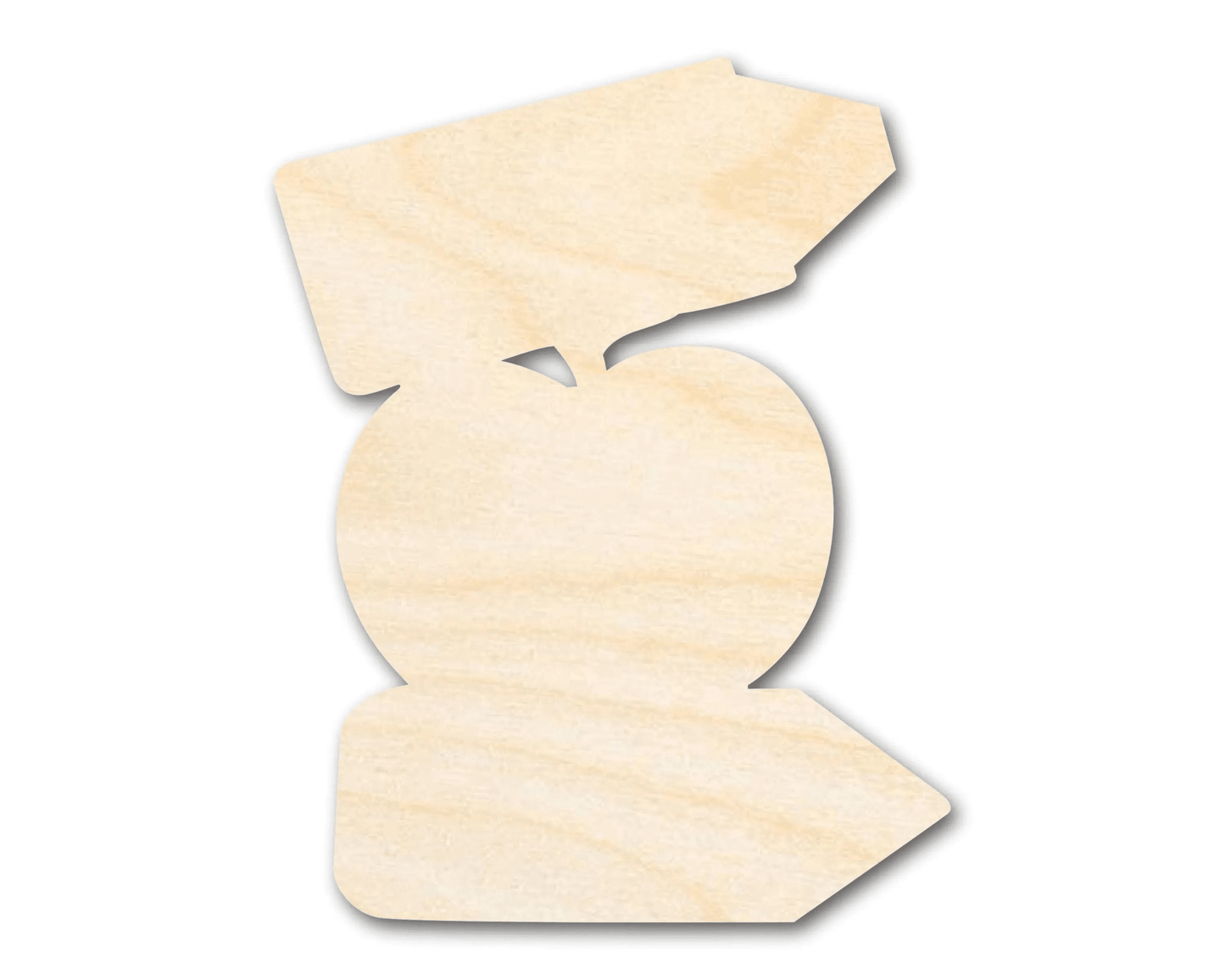 Wood Shapes – Laser Cut Wood Craft Supplies | Apple Pencil & Crayon Cutouts Blank Door Hanger Wooden Cutout Cut Outs - Unfinished - NameSigns.com