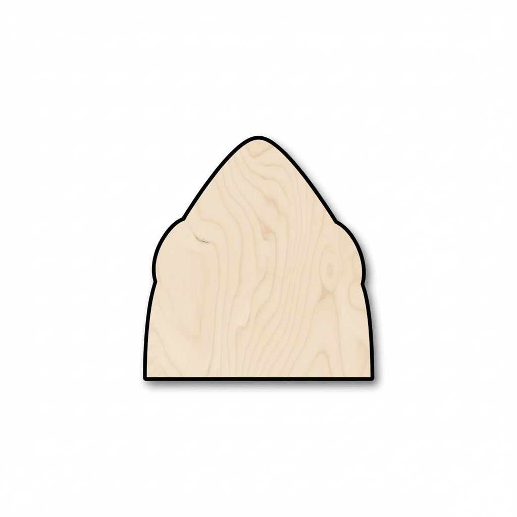 Wood Shark - Baltic Birch Craft Shapes Up to 46" for DIY Projects Blank Door Hanger Wooden Cutout Cut Outs - Unfinished - NameSigns.com