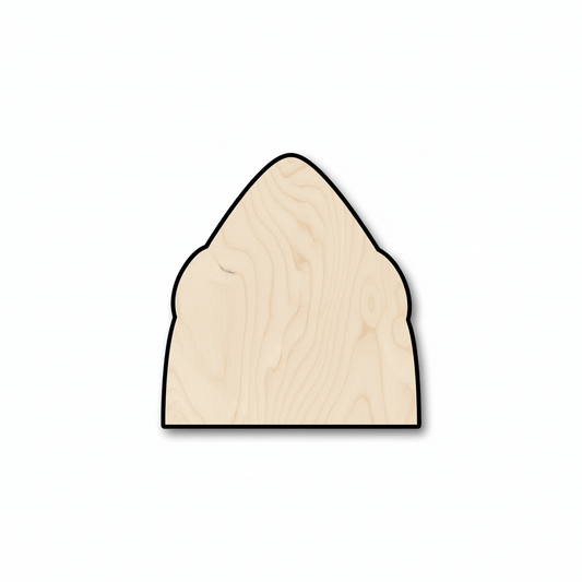 Wood Shark - Baltic Birch Craft Shapes Up to 46" for DIY Projects Blank Door Hanger Wooden Cutout Cut Outs - Unfinished - NameSigns.com