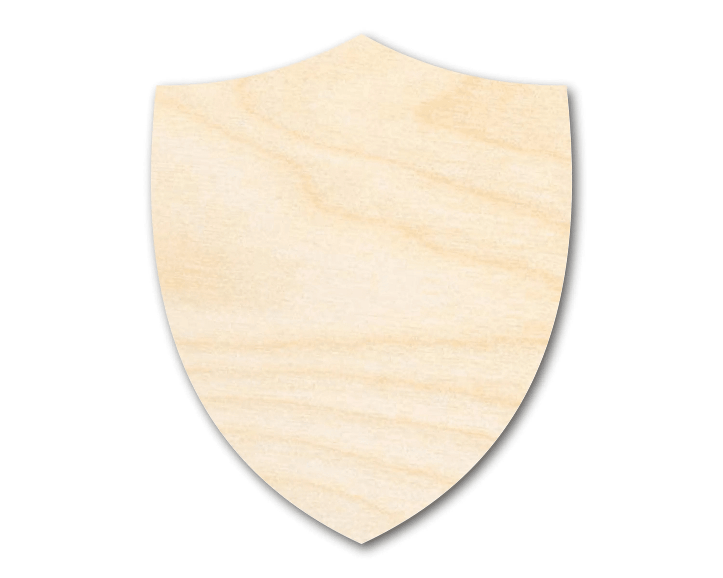 Wood Shield – Laser Cut Wood Craft Supplies | NameSigns Wooden Crafts Blank Door Hanger Wooden Cutout Cut Outs - Unfinished - NameSigns.com