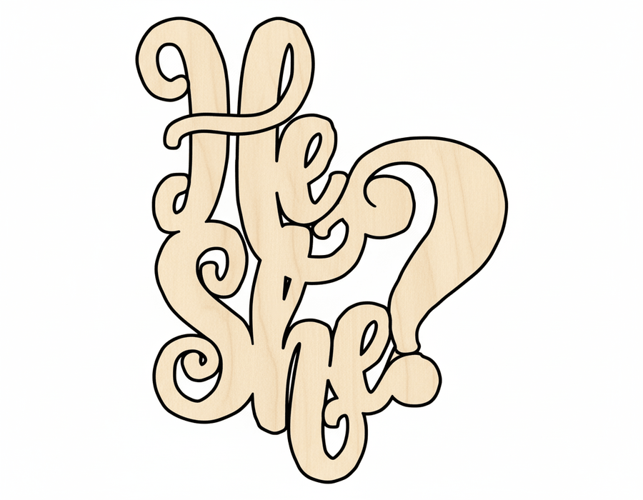 Wood Sign | Laser Cut Wood Craft Shapes - Birch Plywood Blanks Blank Door Hanger Wooden Cutout Cut Outs - Unfinished - NameSigns.com