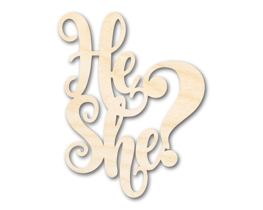 Wood Sign | Laser Cut Wood Craft Shapes - Birch Plywood Blanks Blank Door Hanger Wooden Cutout Cut Outs - Unfinished - NameSigns.com