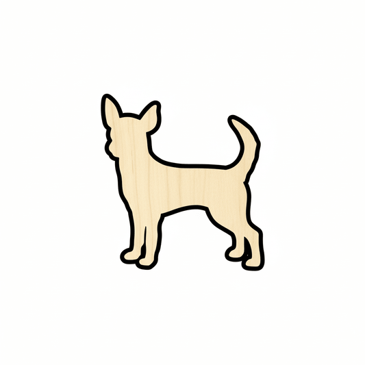 Wood Silhouette - Birch Plywood Crafts | Wooden Animal Shapes 46" Blank Door Hanger Wooden Cutout Cut Outs - Unfinished - NameSigns.com