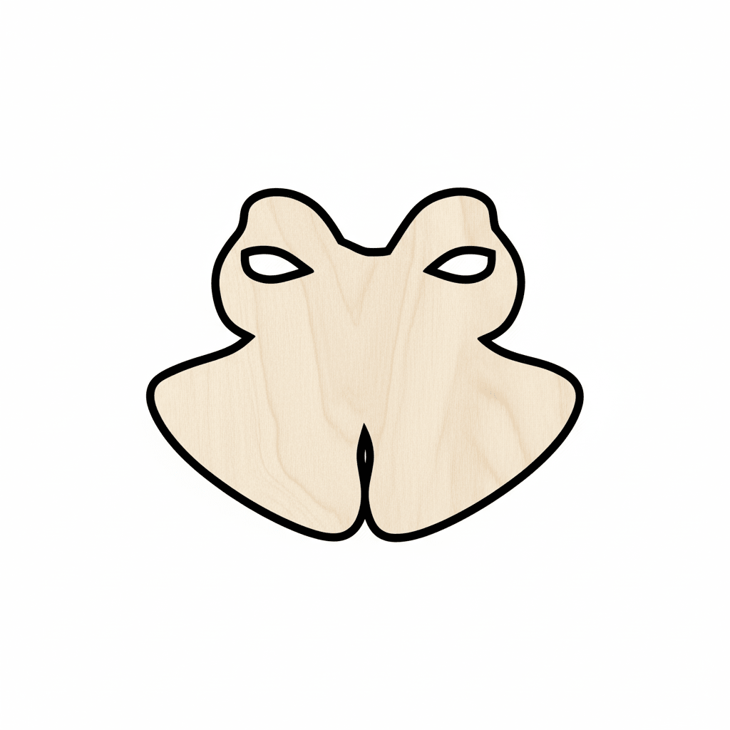 Wood Silhouette – Christmas Bell Cutout | Baltic Birch Plywood Craft Shape Blank Door Hanger Wooden Cutout Cut Outs - Unfinished - NameSigns.com