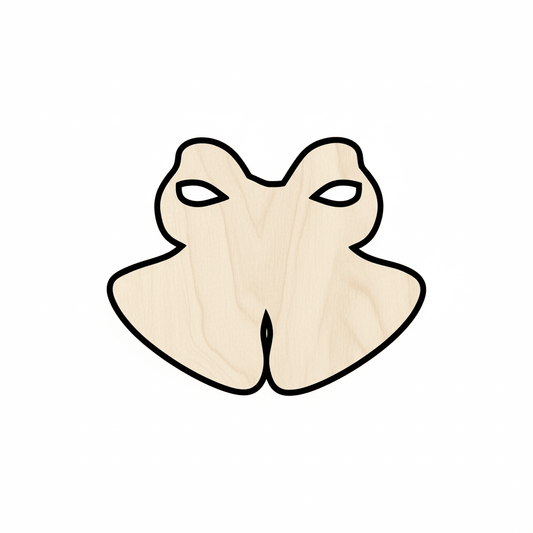 Wood Silhouette – Christmas Bell Cutout | Baltic Birch Plywood Craft Shape Blank Door Hanger Wooden Cutout Cut Outs - Unfinished - NameSigns.com