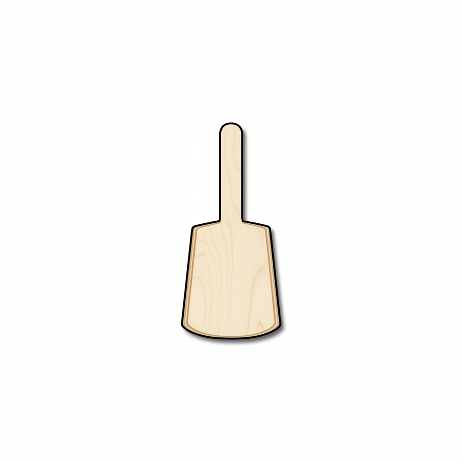 Wood Silhouette Cow Bell - DIY Craft Project Supplies Up to 46" Blank Door Hanger Wooden Cutout Cut Outs - Unfinished - NameSigns.com