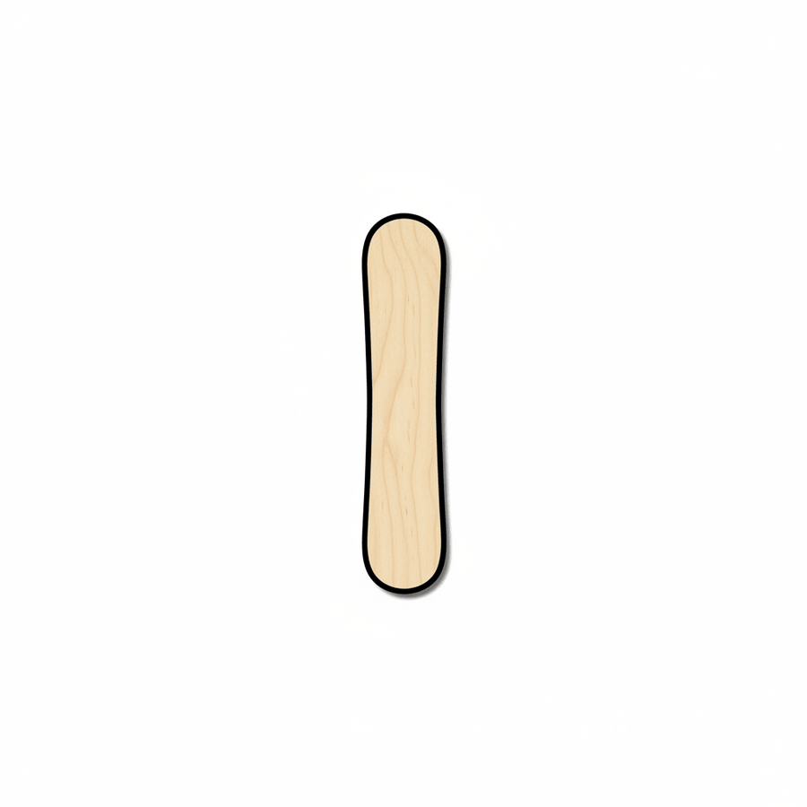 Wood Snowboard - Baltic Birch Plywood Shape Template | Custom Cutouts Blank Door Hanger Wooden Cutout Cut Outs - Unfinished - NameSigns.com