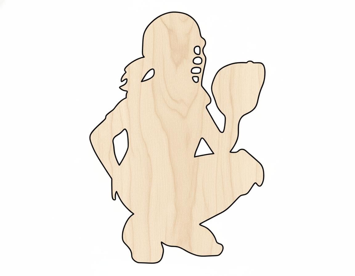 Wood Softball Cutout – Baltic Birch Laser Cut Wood Shape for DIY Projects Blank Door Hanger Wooden Cutout Cut Outs - Unfinished - NameSigns.com