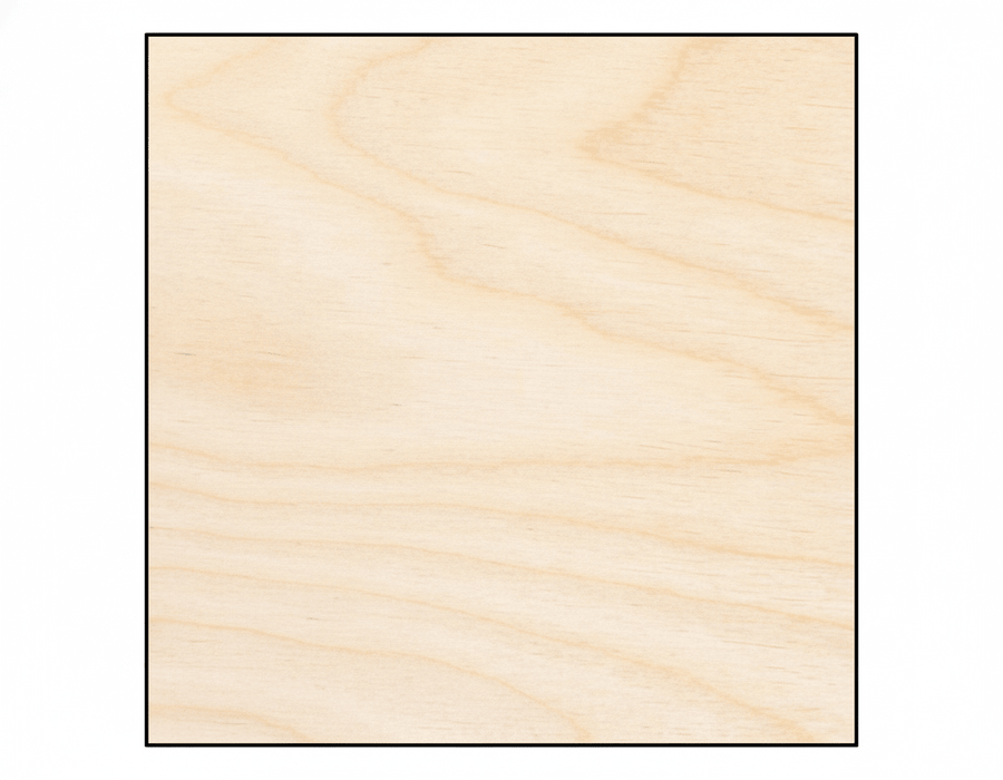 Wood Square Shape Wood Canvas Craft Base DIY Craft Cutout Up to 36" Blank Door Hanger Wooden Cutout Cut Outs - Unfinished - NameSigns.com