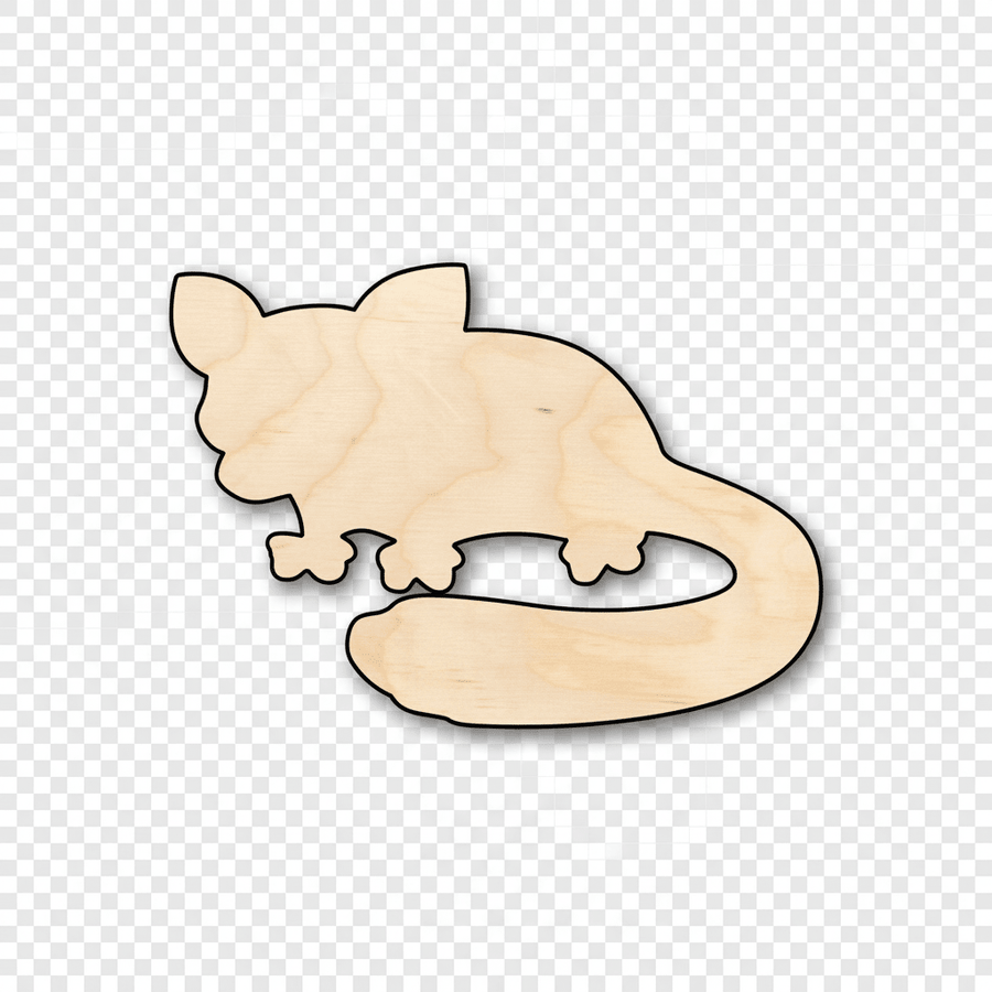Wood Sugar Glider – Baltic Birch Plywood Craft Project Supplies Blank Door Hanger Wooden Cutout Cut Outs - Unfinished - NameSigns.com