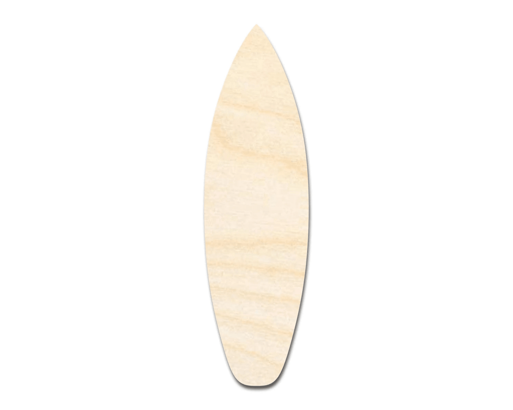 Wood Surfboard – Large DIY Wood Cutout for Craft Projects Blank Door Hanger Wooden Cutout Cut Outs - Unfinished - NameSigns.com