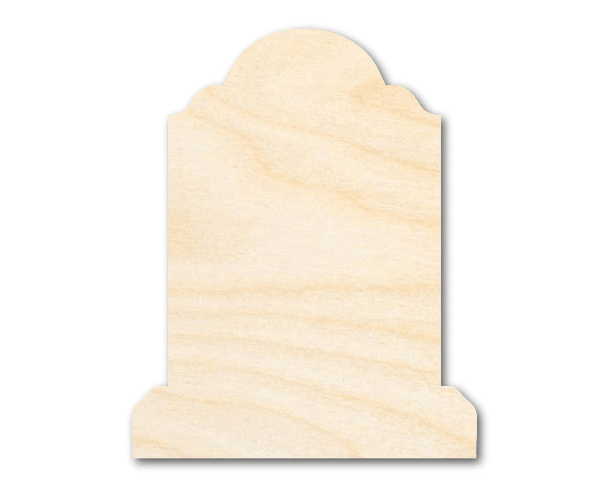 Wood Tombstone – Large DIY Wood Craft Cutout | Wooden Craft Supplies Blank Door Hanger Wooden Cutout Cut Outs - Unfinished - NameSigns.com