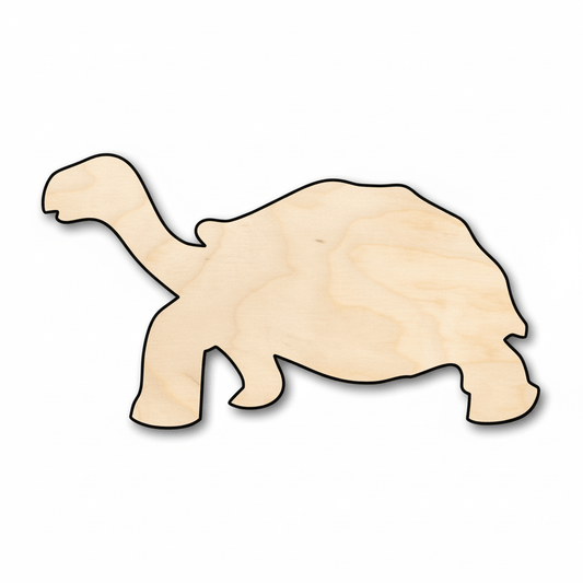 Wood Tortoise – Baltic Birch Plywood Wooden Animal Shapes for DIY Crafts Blank Door Hanger Wooden Cutout Cut Outs - Unfinished - NameSigns.com