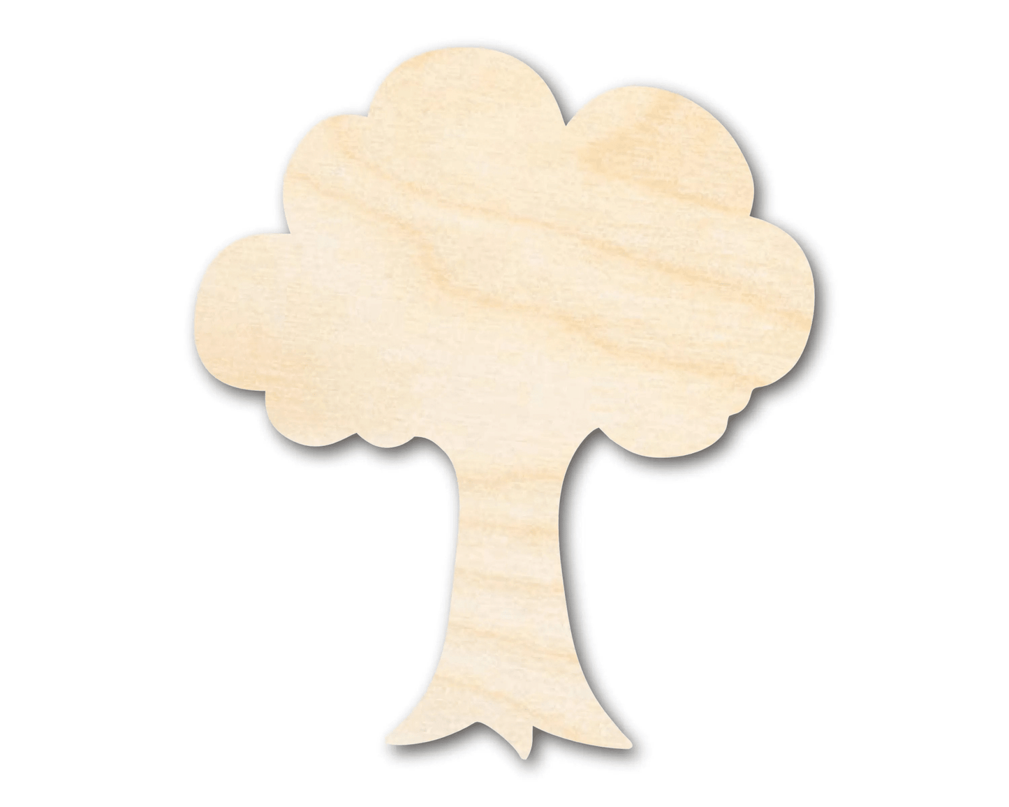 Wood Tree | DIY Wood Cutouts – Rustic Craft Shapes & Natural Decor Blank Door Hanger Wooden Cutout Cut Outs - Unfinished - NameSigns.com