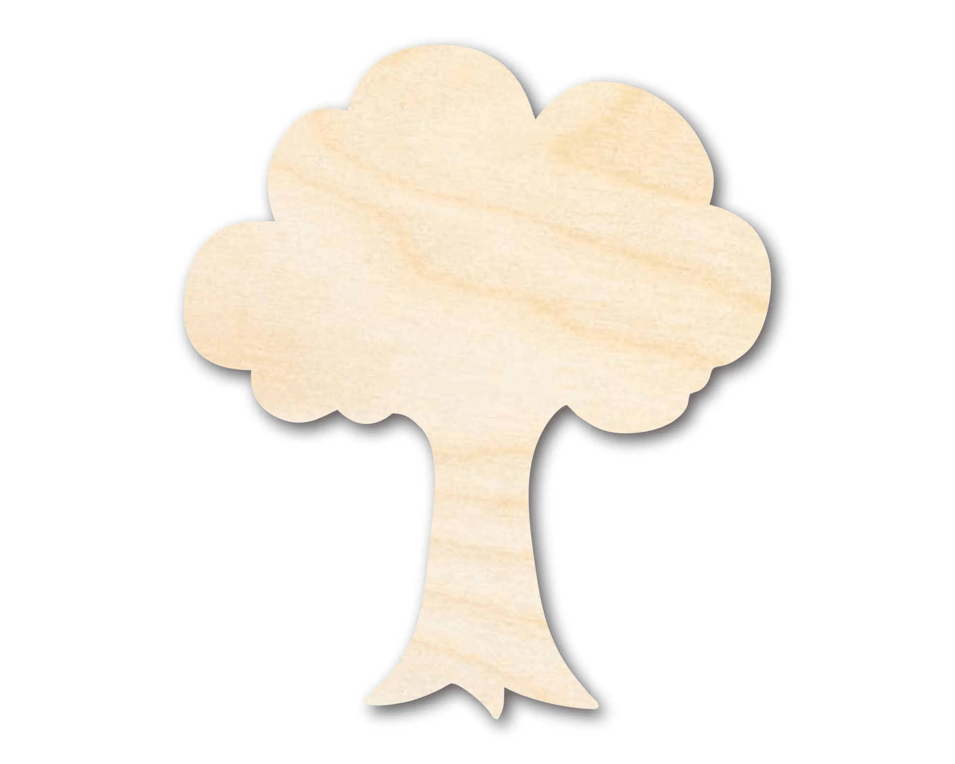 Wood Tree | DIY Wood Cutouts – Rustic Craft Shapes & Natural Decor Blank Door Hanger Wooden Cutout Cut Outs - Unfinished - NameSigns.com