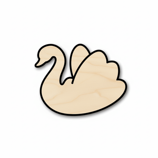 Wood Turkey - Custom Baltic Birch Plywood Craft Shape | Handmade Silhouette Blank Door Hanger Wooden Cutout Cut Outs - Unfinished - NameSigns.com