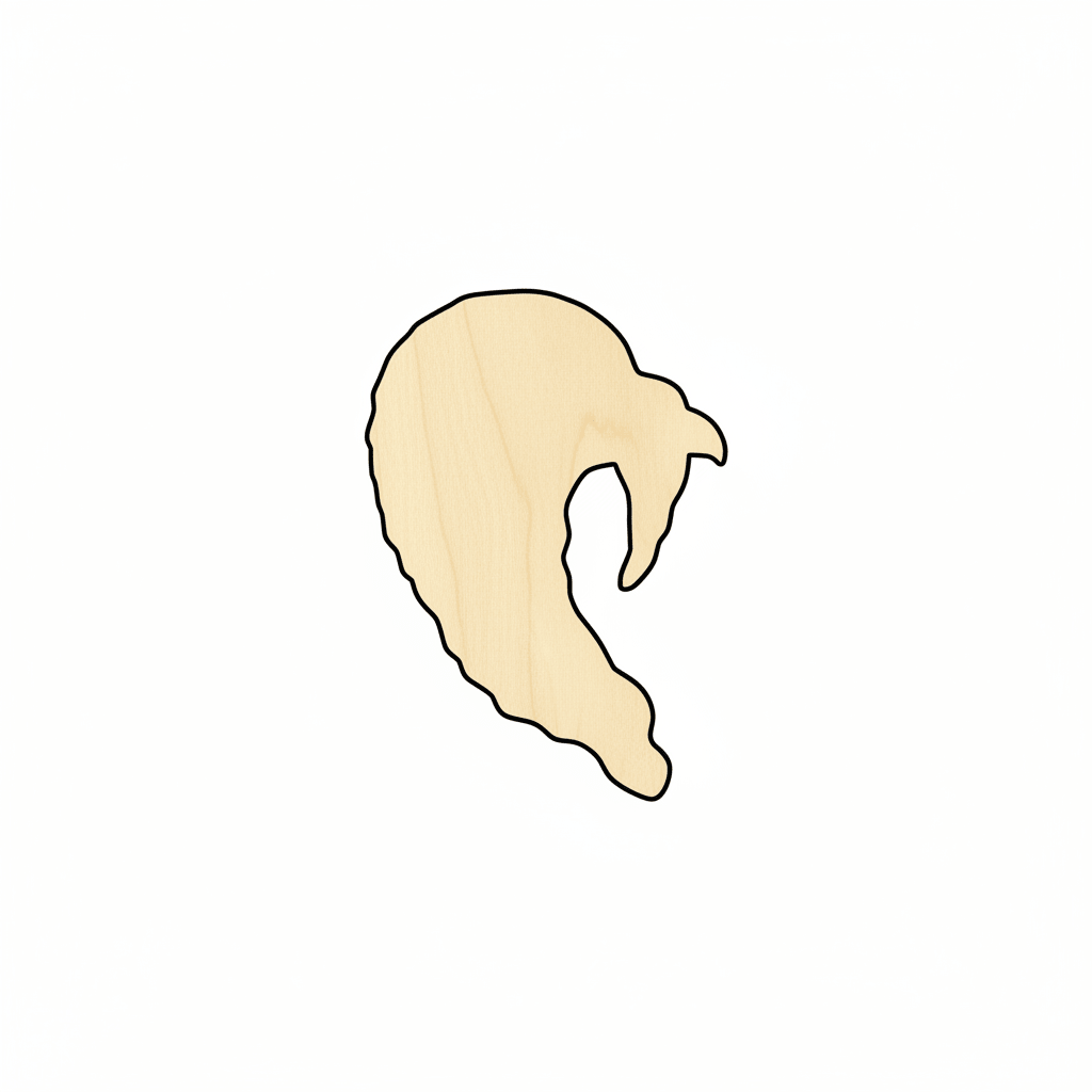 Wood Turkey – DIY Wooden Bird Cutout Up to 46" | Thanksgiving Craft Supplies Blank Door Hanger Wooden Cutout Cut Outs - Unfinished - NameSigns.com