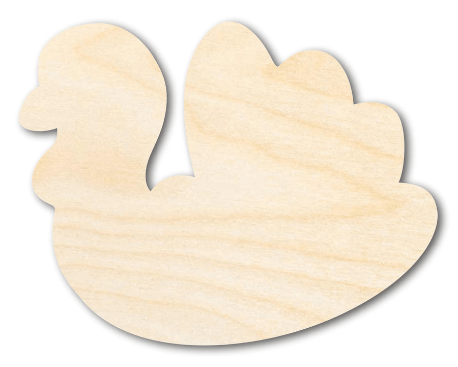 Wood Turkey | Natural Wood Silhouette Craft Cutouts for DIY Projects Blank Door Hanger Wooden Cutout Cut Outs - Unfinished - NameSigns.com