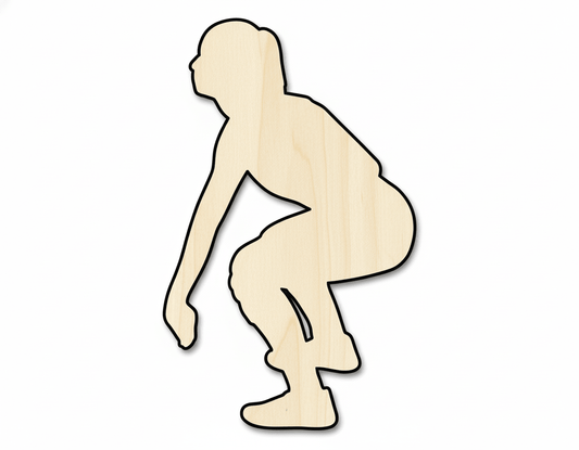 Wood Volleyball - Sanded Birch Wood Craft Cutout | DIY Wooden Volleyball Blank Door Hanger Wooden Cutout Cut Outs - Unfinished - NameSigns.com