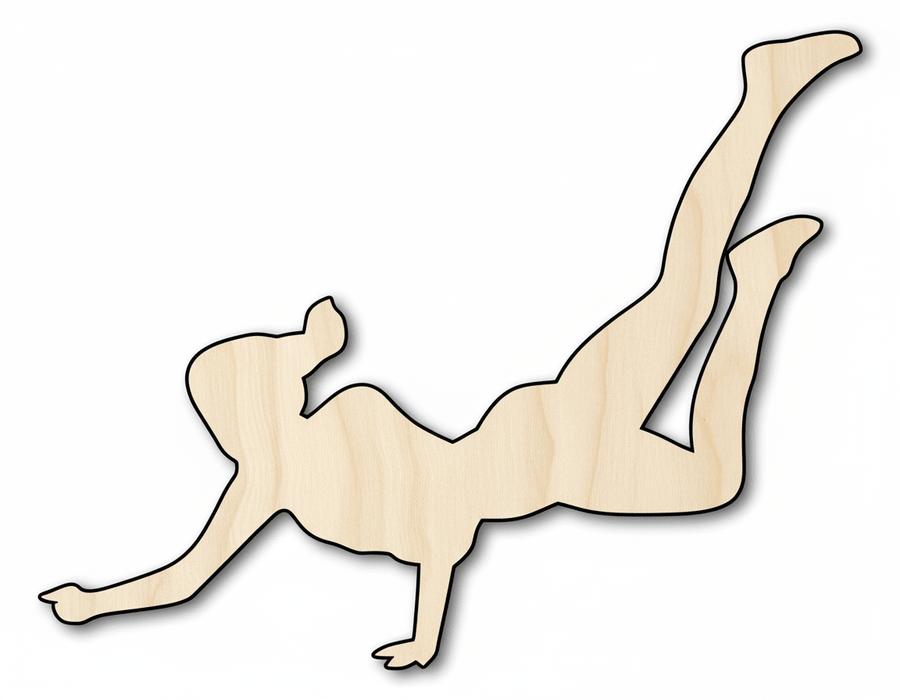 Wood Volleyball - Smooth Sanded Birch Wood Shape | DIY Craft Supplies Blank Door Hanger Wooden Cutout Cut Outs - Unfinished - NameSigns.com