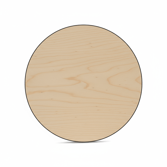 Wooden Circle Cutout – 10 Inch Wood Circle | Thick Plywood Wood Rounds for DIY Crafts - NameSigns.com