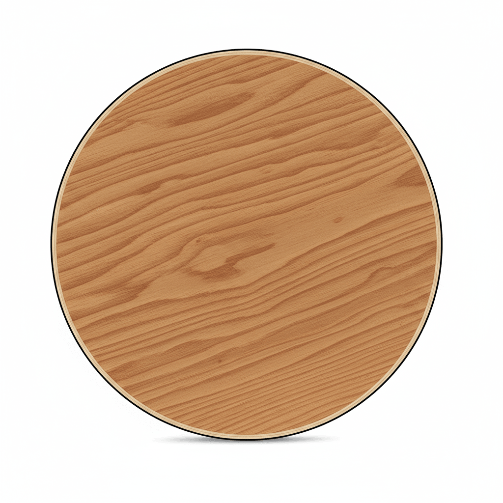 Wooden Circle Cutout 14" - Thick 1/2" Plywood Wood Circle for Resin & Wood Burning - NameSigns.com