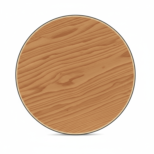 Wooden Circle Cutout 14" - Thick 1/2" Plywood Wood Circle for Resin & Wood Burning - NameSigns.com