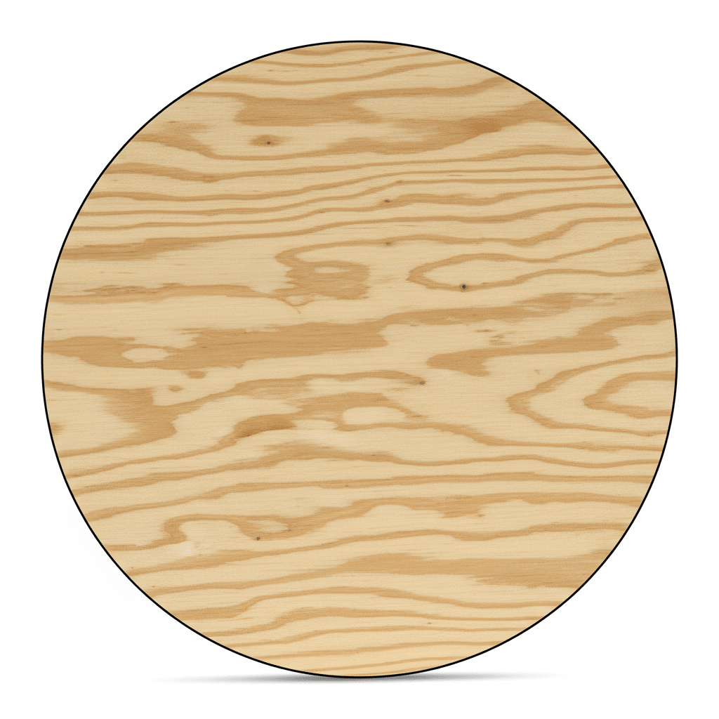 Wooden Circle Cutout – 17" x 1/8" Baltic Birch Plywood Smooth Sanded Wood Rounds - NameSigns.com