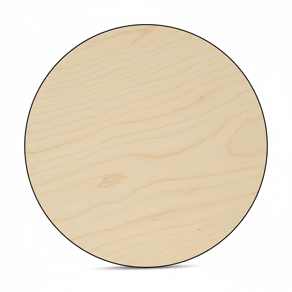 Wooden Circle Cutout 18 Inch – Thick Wood Rounds for DIY Wooden Signs & Crafts - NameSigns.com