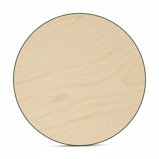 Wooden Circle Cutout 18 Inch – Thick Wood Rounds for DIY Wooden Signs & Crafts - NameSigns.com