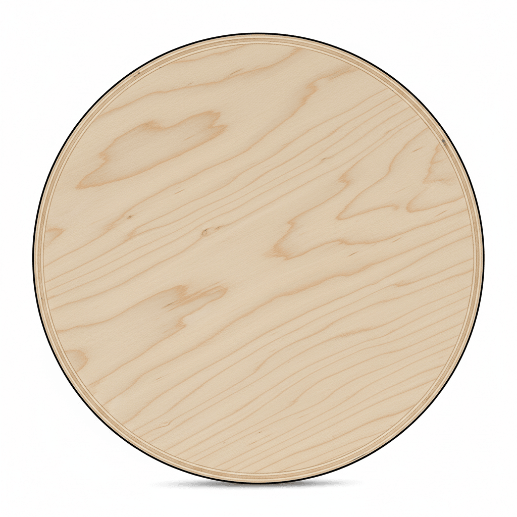 Wooden Circle Cutout - 19" Thick Half Inch Wood Circle for DIY Craft Projects - NameSigns.com