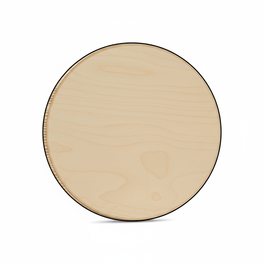 Wooden Circle Cutout 7 Inch - Thick 1/4" Baltic Birch Plywood Wood Rounds for Crafts - NameSigns.com
