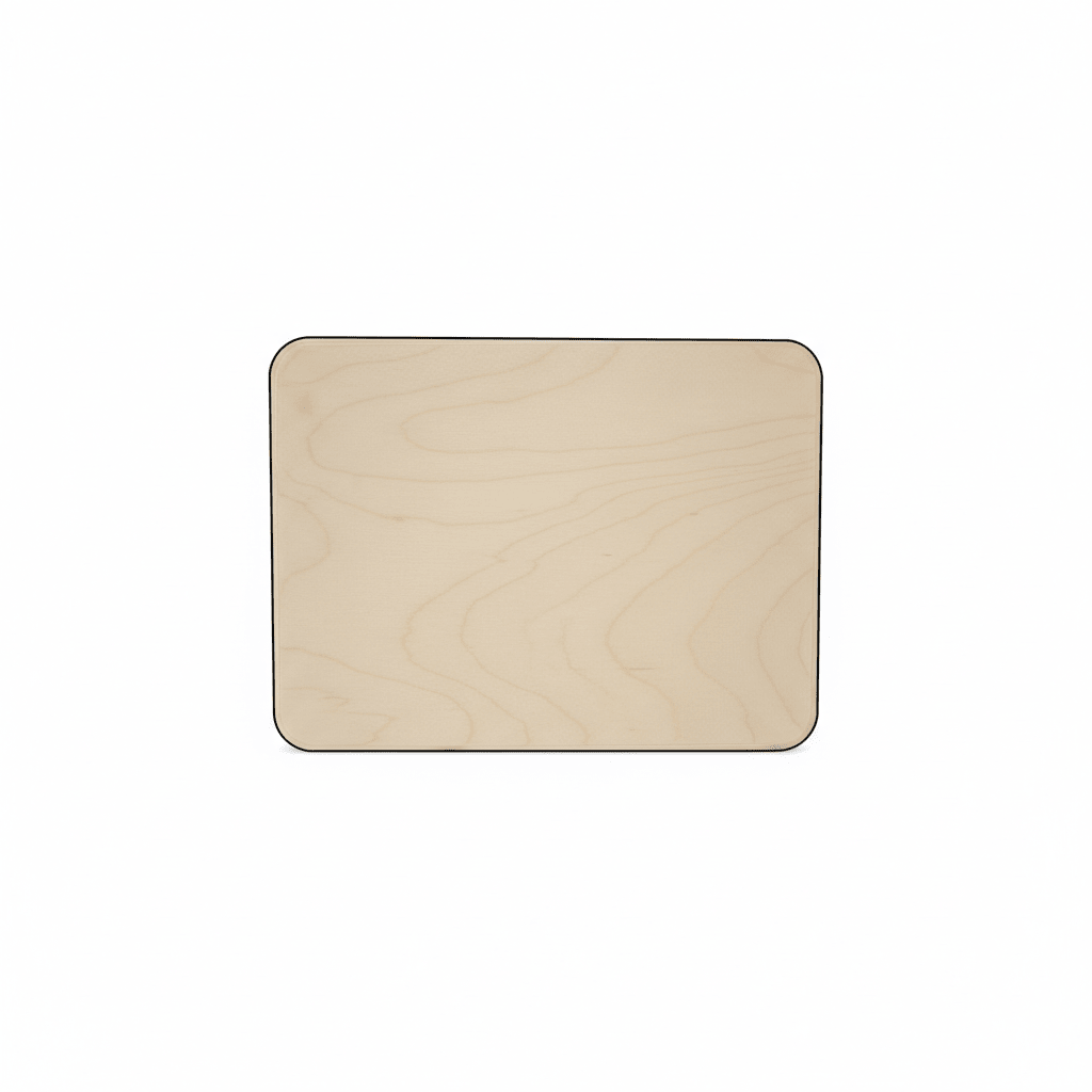 Wooden Rectangle Plaque – 10" x 7 - 1/2" Birch Plywood Rounded Edge Craft Sign - NameSigns.com