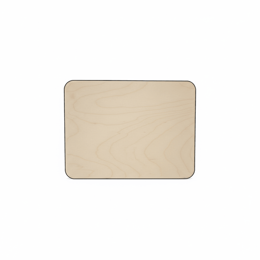 Wooden Rectangle Plaque – 10" x 7 - 1/2" Birch Plywood Rounded Edge Craft Sign - NameSigns.com